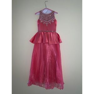 Bubblegum Pink little girls gown.